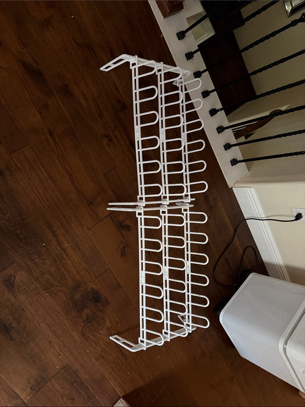 White Shoe Rack Organizers - qty 2